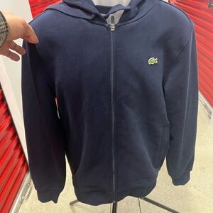 Lacoste Navy Blue Hooded Jacket